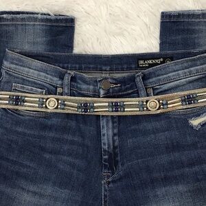 Blank NYC The Micro distressed cropped jeans 30